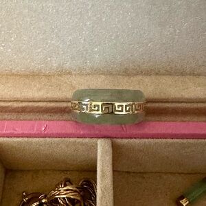 14K Jade Ring